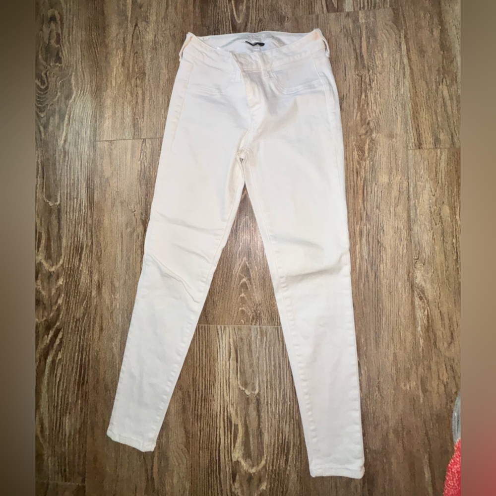 American Eagle Outfitters Skinny Jean Bundle of 3 (denim, white, black)😀 Size 4 - Picture 3 of 15